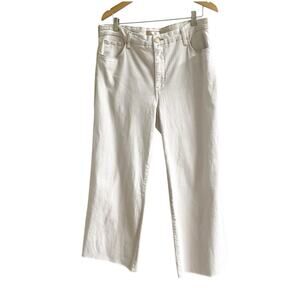 Kut from the Kloth Straight Leg Jeans in Off-White